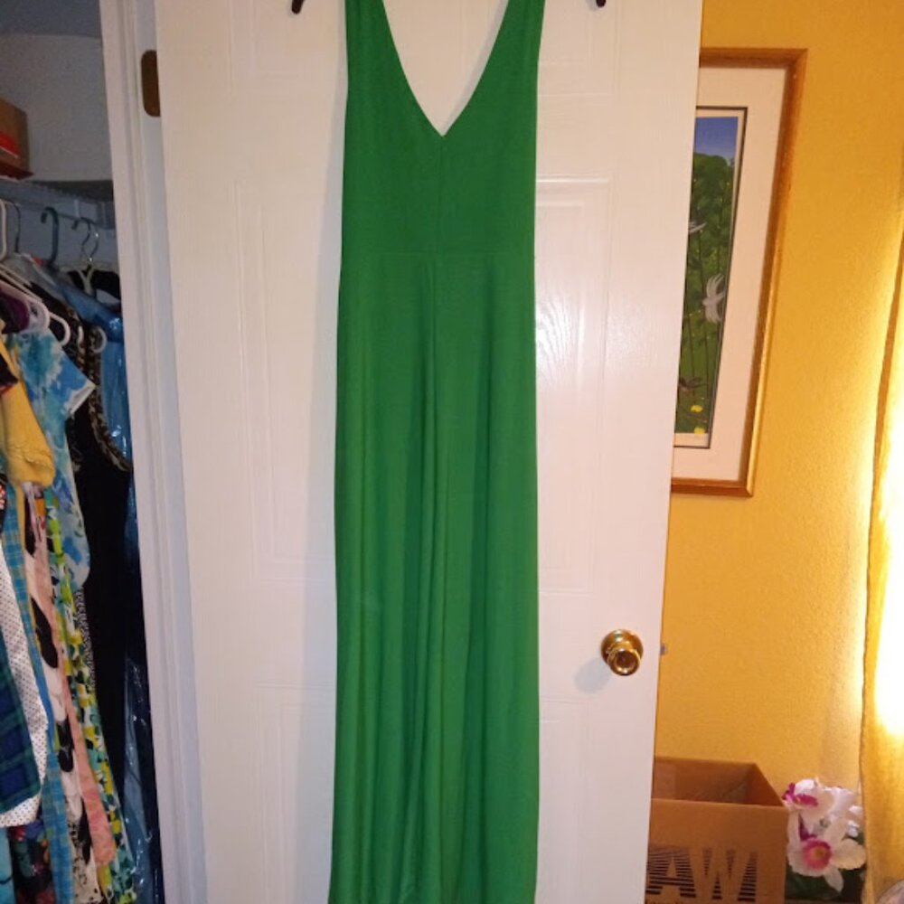 Peacock Green Gown
